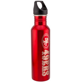 San Francisco 49ers Stainless Steel Water Bottle Rose Gold (One Size)