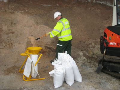 Sand Hopper - Sandbag Filling Tool - Sandhopper sandbag Filler - 4