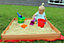 Sand Pit Ball Box Indoor Wooden Child Garden Outdoor Play Sandbox with Cover