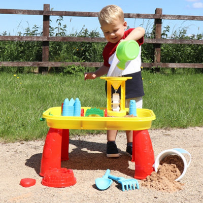 Sand & Water Table Outdoor Play Garden Activity Table by Laeto Summertime Days - INCLUDES FREEE DELIVERY