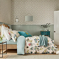 Sanderson Paradesia King Size Duvet Cover Orchid & Grey