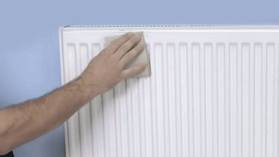 How to paint a radiator at B&Q