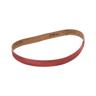 Sanding Belt for 61025 Air Belt Sander, 520 x 20mm, 80 Grit