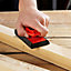 Sanding Block Sandpaper 4.5" Handle Tool Decorating Flat Curved Woodwork Grit