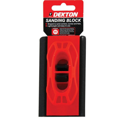 Sanding Block Sandpaper 4.5 Handle Tool Decorating Flat Curved Woodwork Grit