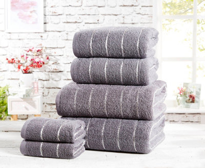 Sandringham Stripe Cotton Super Soft And Absorbant Towel