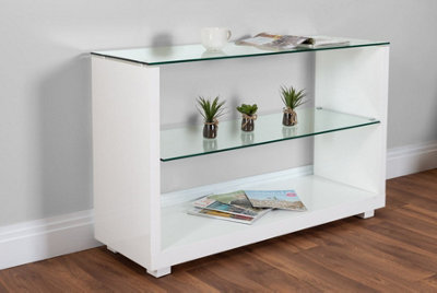 Console table deals high gloss