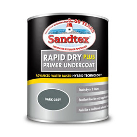Sandtex Exterior Rapid Dry Undercoat Dark Grey 750ml