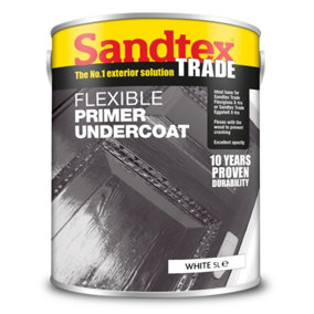 Sandtex Trade Exterior Flexible Primer Undercoat White 5L