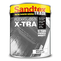 Sandtex Trade Exterior Flexigloss X-Tra Brilliant White 5L