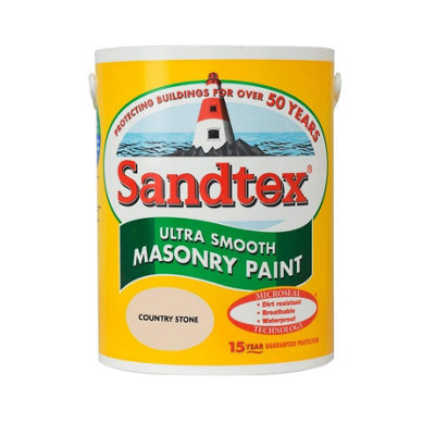 Sandtex Ultra Smooth Masonry Paint 5L - Country Stone