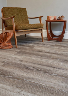 Sandy Oak Natural Timber Effect 184mm x 1219mm LVT Flooring Planks (Pack of 16 w/ Coverage of 3.60m2)