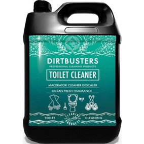 Saniflo Macerator Descaler Toilet Cleaner, Septic Tank Safe, Ocean Fresh (5L)