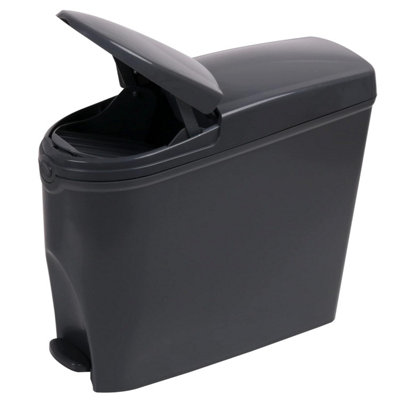 Sanitary Bin 20L Slimline Washrooms Toilets Hygienic Disposal Pedal Container Bins for Female Ladies And Baby Hygiene Products - 5