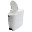Sanitary Bin 20L Slimline Washrooms Toilets Hygienic Disposal Pedal Container Bins for Female Ladies And Baby Hygiene