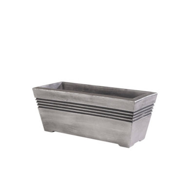 Sankey Milano Plant Trough Grey (One Size)