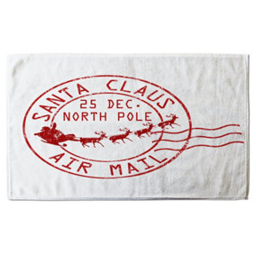 Santa claus air mail (bath towel) / Default Title