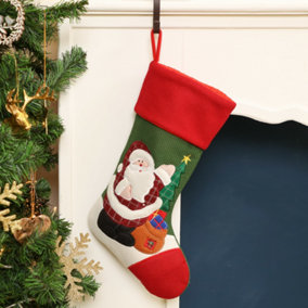 Santa Claus Children's Xmas Gift Decoration Christmas Stocking