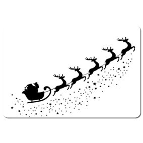 Santa claus flying (placemat) / Default Title