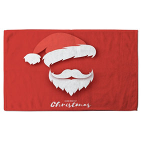 Santa claus hat and beard (bath towel) / Default Title