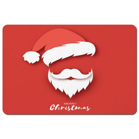 Santa claus hat and beard (placemat) / Default Title