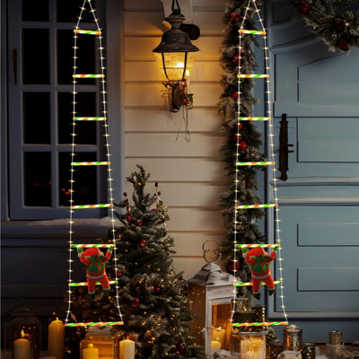 Santa Claus Ladder Light String 1.7M