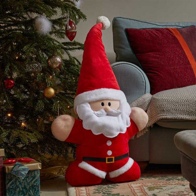 Big stuffed shop santa claus