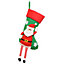 Santa Hanging Legs Xmas Tree Decoration Christmas Gift Bag Christmas Stocking