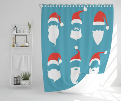 Santa hats (shower curtain) / Default Title Price Comparisons | Compare The Build