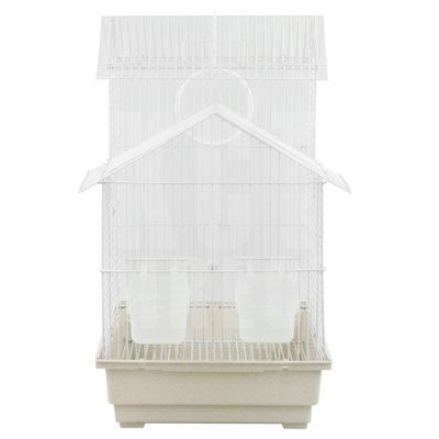 Santiago Small Bird Cage - White
