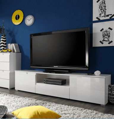 Santino White High Gloss TV Cabinet S9