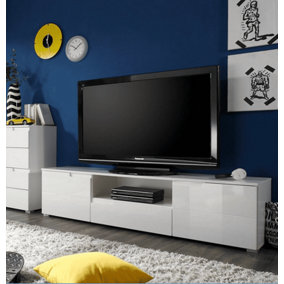 Santino White High Gloss TV Cabinet S9