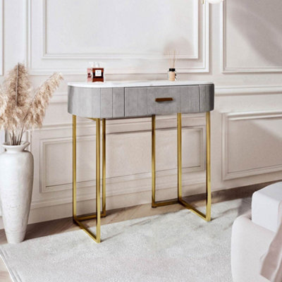 grey and gold dressing table GENEVA GREY DRESSING TABLE – interwoodfurniture