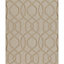 Saphira Woven Trellis Wallpaper Golden Brown Rasch 420715