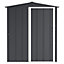 Sapphire 5x4ft Apex Metal Shed - Grey