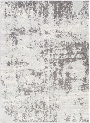 SARAH Abstract Modern Marble White Area Rug 200 x 275 cm