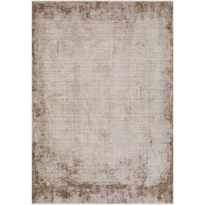 SARI Galey Alix x Livabliss Abstract Modern Marble Brown/Cream Area Rug 140 x 200 cm