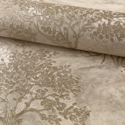 Sartoria Sherwood Cream/Gold Wallpaper