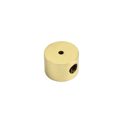 Sash Cord Plug Polished Brass DIY at B&Q