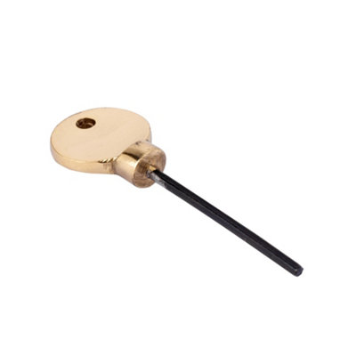 Sash Heritage Brass Key to Suit Locking Fasteners with a Grub Screw ...