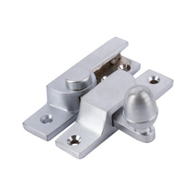 Sash Heritage Straight Arm Fastener Acorn Knob - (Narrow) - Satin Chrome