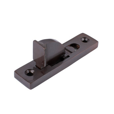 Sash Heritage Weekes Sash Stop with Square Ends - Bronze | DIY at B&Q