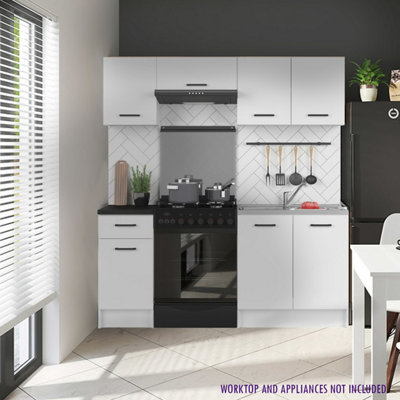 Sasha 5 Unit 180cm Modern Style Kitchen Cabinets Set