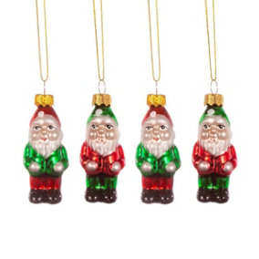 Sass & Belle Gnome Shaped Bauble - Set of 4