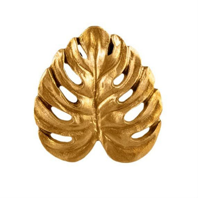 Sass & Belle Gold Cheese Plant Leaf Drawer Knob Price Comparisons | Compare The Build