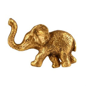 Sass & Belle Gold Elephant Drawer Knob