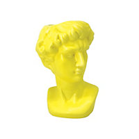 Sass & Belle Small Greek Head Vase Yellow