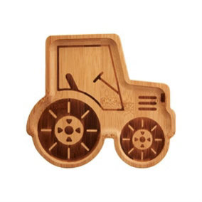 Sass & Belle Tractor Bamboo Plate
