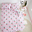 Sassy B Bedding Cherry Dreaming Duvet Cover Set with Pillowcases Pink