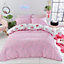 Sassy B Bedding Lip Service Duvet Cover Set with Pillowcase Pink